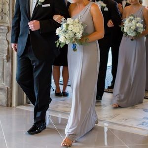 Show Me Your Mumu Eliza One Shoulder Dress- Dove